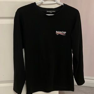 Women's Balenciaga long sleeve shirt size S